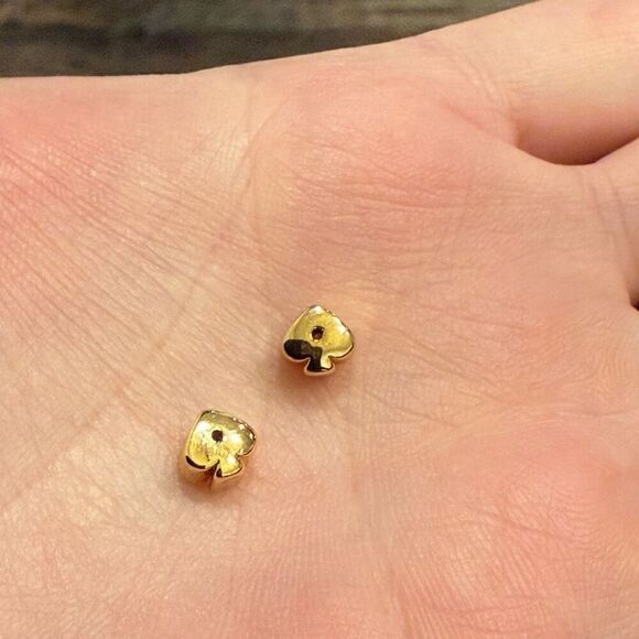 Kate Spade Flamingo Amethyst Pave Crystal Gold Boho Dangle Earrings New - Picture 4 of 5